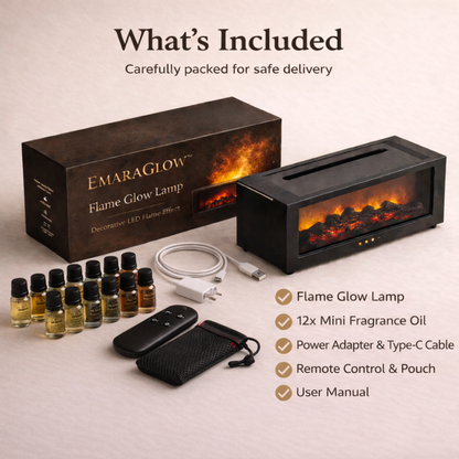 EmaraGlow™ Flame Glow Lamp